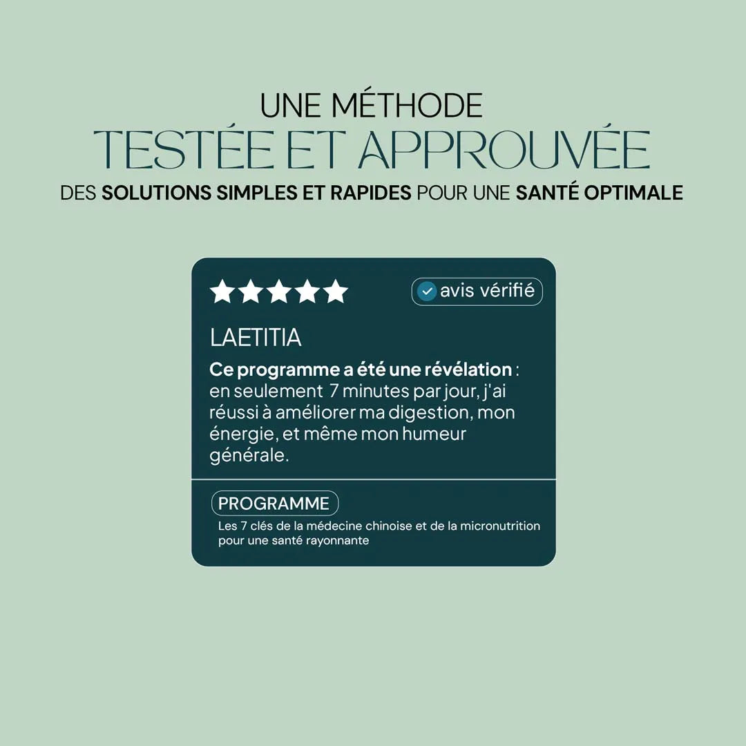 Les 7 clés de la médecine chinoise et de la micronutrition pour une santé rayonnante
