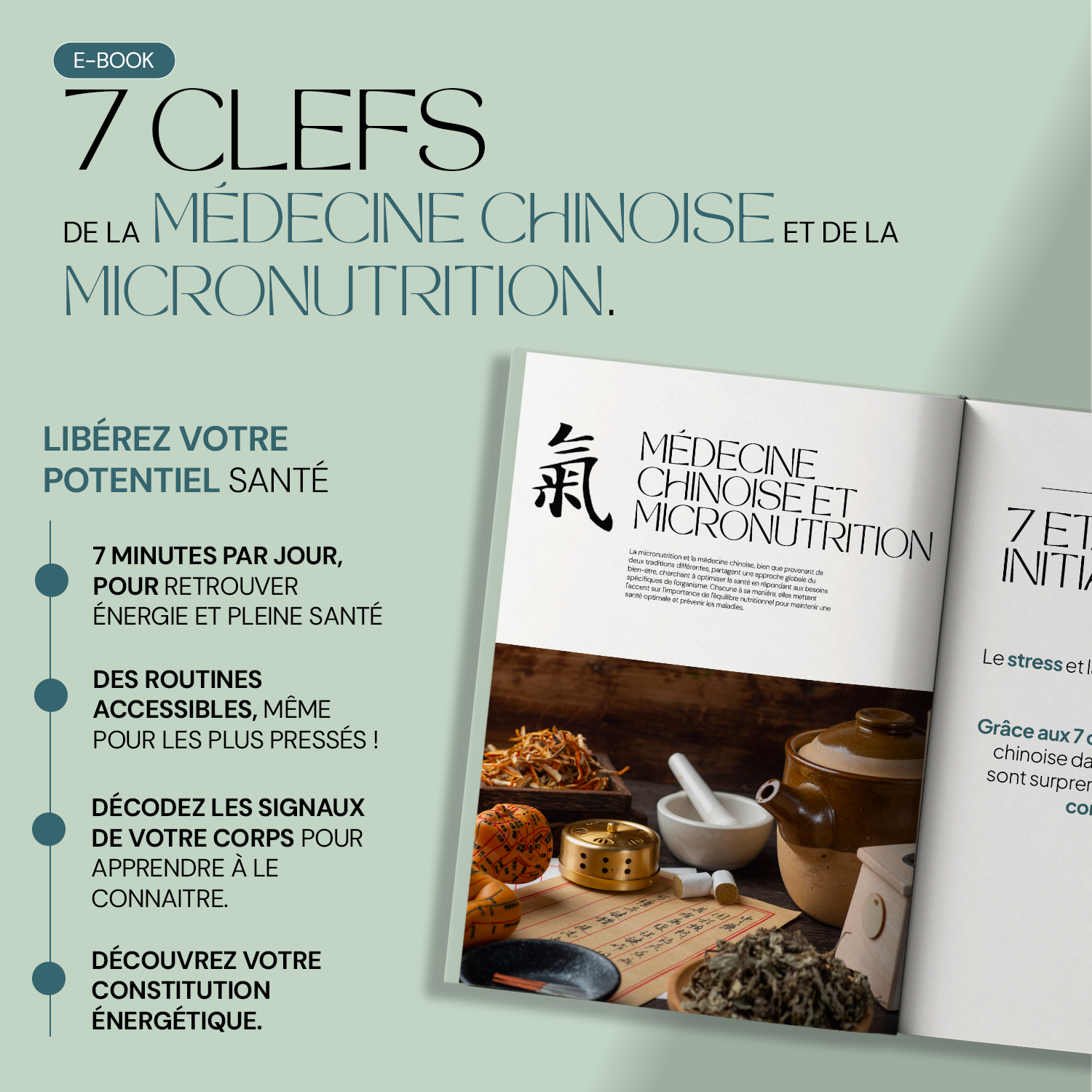 Les 7 clés de la médecine chinoise et de la micronutrition pour une santé rayonnante