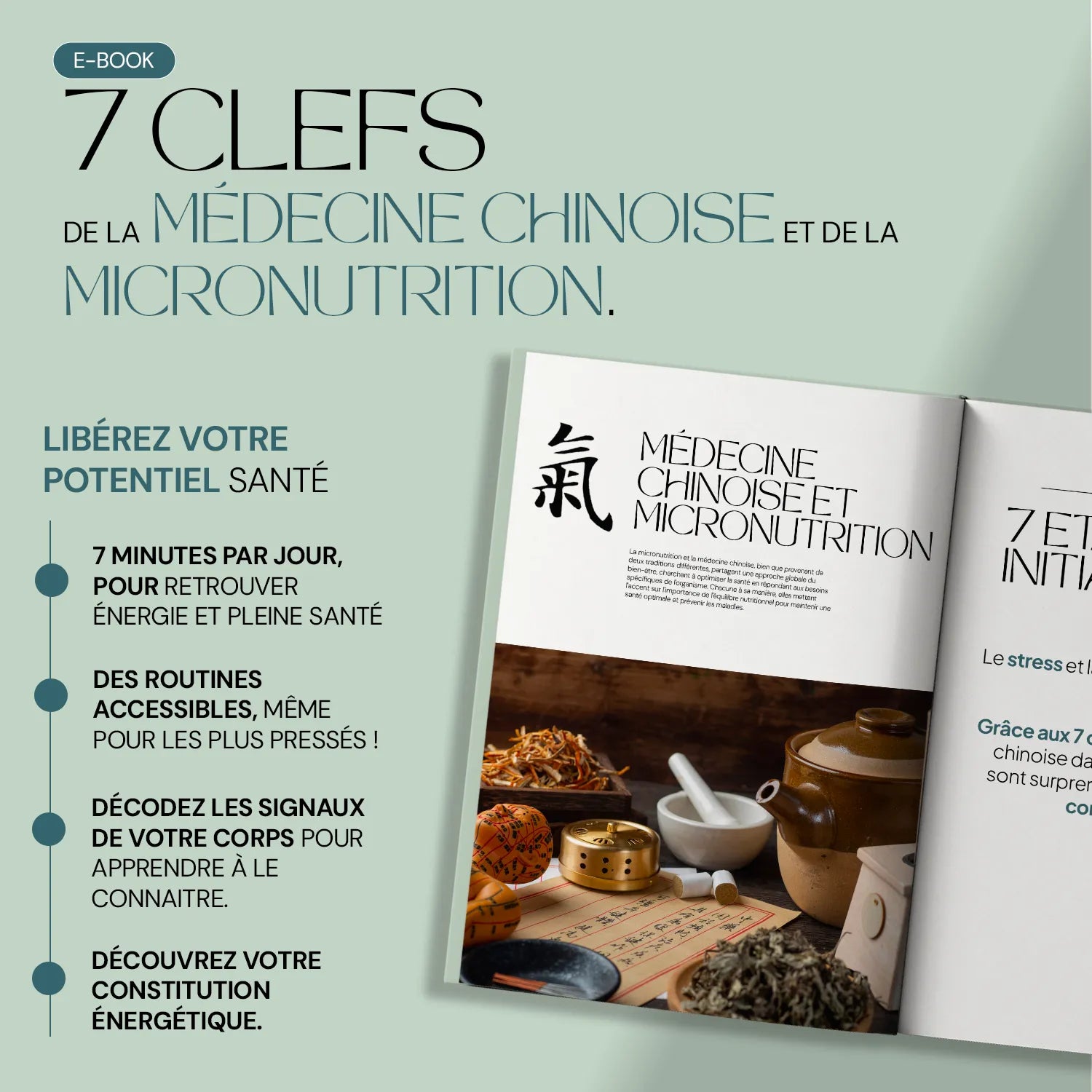 Les 7 clés de la médecine chinoise et de la micronutrition pour une santé rayonnante